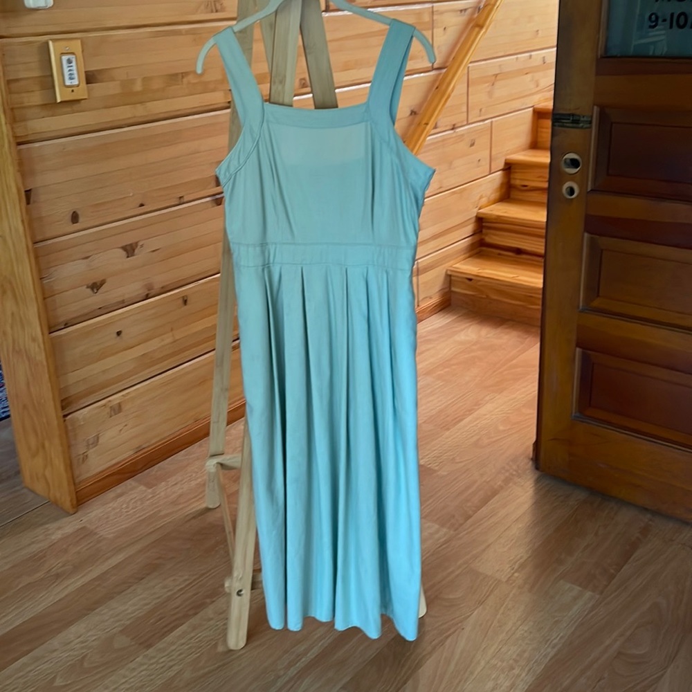 100% cotton midi dress